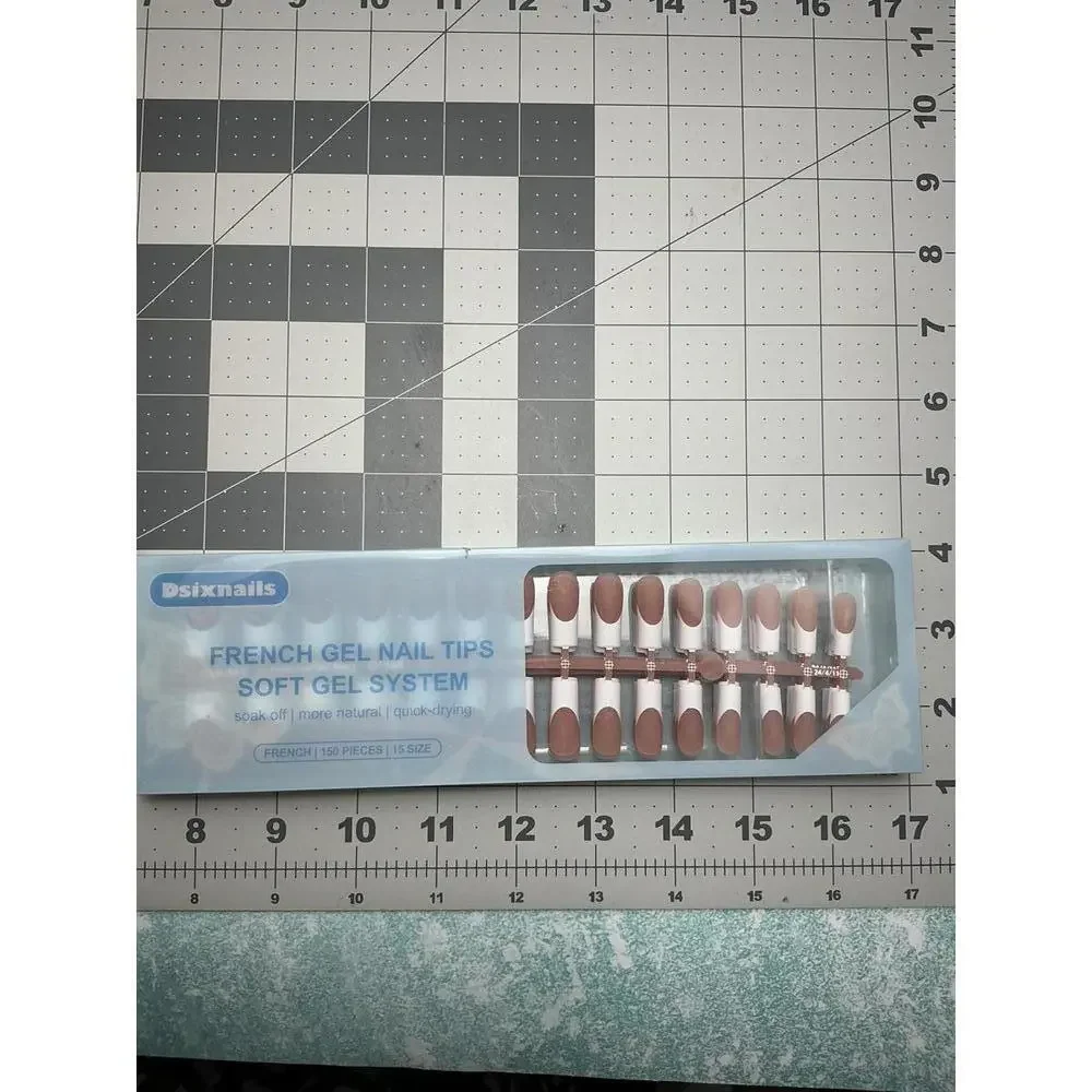 French Gel Nail Tips Soft Gel System‎ - 138 Pieces, 15 Sizes